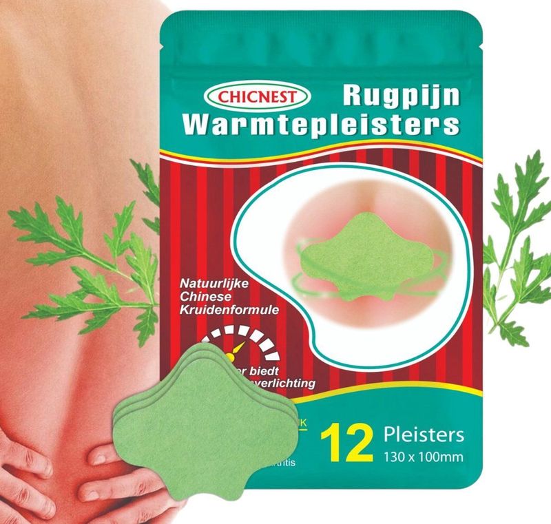 Warmtepleisters - Natuurlijke Ingrediënten - 12 Stuks