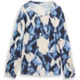 Tom Tailor - Blouse - Geruit - Longsleeve - Halve Knoopsluiting