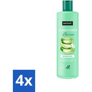 Sence - Aloë Vera - Shampoo - Verzachtend - 400 ml - Voordeelverpakking - 4 stuks