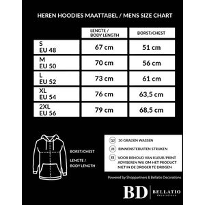 Zwarte fan hoodie voor heren - Holland kampioen met leeuw - Nederland supporter - EK/ WK hooded sweater / outfit M