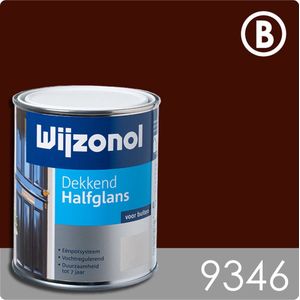 Wijzonol Dekkend Halfglans - 0,75l - 9346 - Bordeauxrood