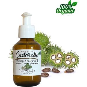 Castor Olie 100 ml - Koudgeperst en ongeraffineerd - Biologisch - Puur - Haar, huid en wimpers - Wimperserum - Pure Naturals