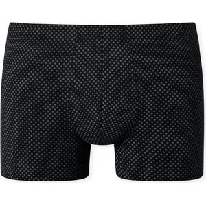 SCHIESSER Cotton Casuals boxer (1-pack) - heren shorts zwart met patroon - Maat: XXL