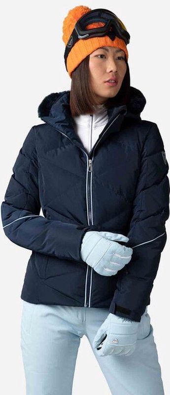 Rossignol - Staci Pearly - Ski Jas - Navy - Dames - Waterdicht en Ademend