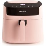 CREATE - Friteuse zonder olie 6,2L, Pastel roze, 1800 W, 6 of 7 porties - FRYER AIR PRO LARGE