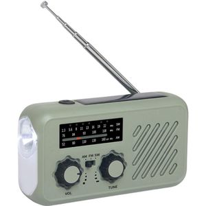 Radio, Bluetooth AM FM SW oplaadbare noodradio draagbaar met USB