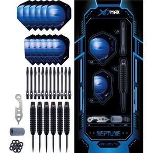 XQMax Neptune Darts - Set van 6 Dartpijlen - 32 stuks - 22 gram - Dart Flights - Dart shafts