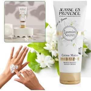 Jeanne en Provence - Jasmin Secret Hydraterende natuurlijke handcrème met jasmijngeur 75ml