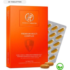 Perfect Health - Multivitaminen Volwassenen - Hoge Dosering - Immuunsysteem - 30 Tabletten - Vegan