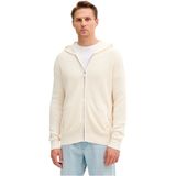 Guess - Rits-Trui - Wit - Herenmode - 100% Katoen