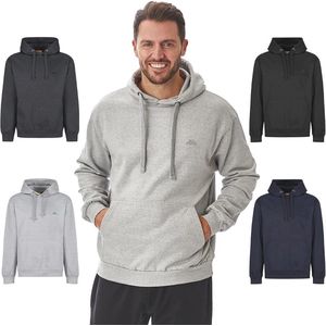 Zachte fleece trui met capuchon voor heren