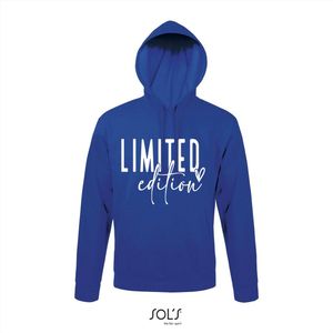 Hoodie 3-162 Limited edition - Blauw, xxL