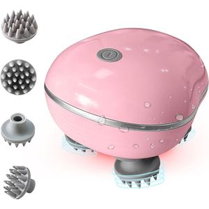 Elektrisch Hoofdmassage Apparaat - Handmatige Hoofdhuidmassager - Hoofdmassage Apparaat Met Infrarood – Elektrisch Massageapparaat - Scalp Massager - Stimuleert Haargroei & Bloedsomloop - USB Oplaadbaar - Compact Formaat