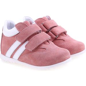Emel Kinderschoentjes met Klittenband - Roze Babyschoentjes - Leder - Velcro - Maat 23