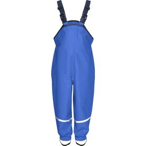 Playshoes - Regenbroek met bretels voor kinderen - Blauw - maat 140cm