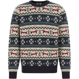 WE Fashion - Slim Fit Trui - Met Print - Heren