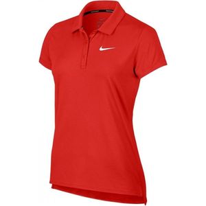 Nike - Court Polo SS Pure - Tennis Polo - L - Rood