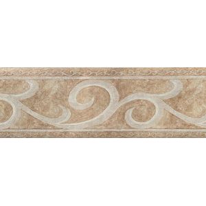 Behangrand Avalon | Taupe, Grijs | 4851-4