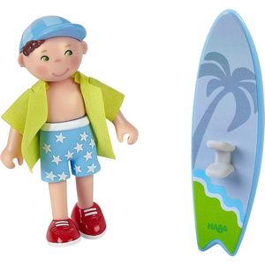 Little Friends Poppenhuispop Colin 12 Cm Lichtblauw/groen