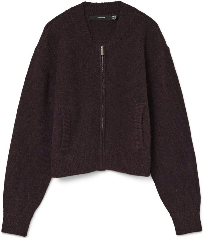 Vmhanna - Gebreid Vest - O-hals - Lange Mouwen - Regular Fit