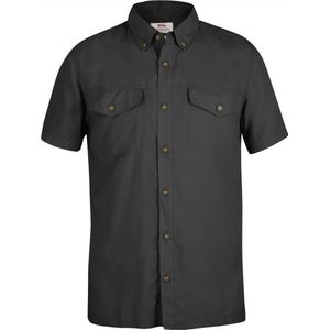 Fjallraven Abisko Vent Shirt SS - heren - blouse korte mouwen - maat S - grijs