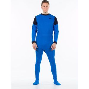 Jersey hansop met voet | Rugritssluiting | Plukpak  | Blauw | M