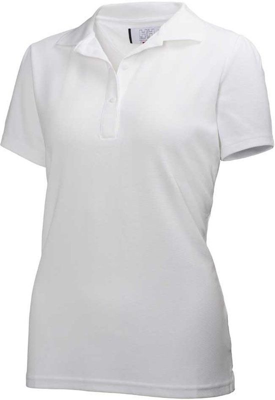 Helly Hansen Tech Crew Korte Mouw Poloshirt Wit L Vrouw