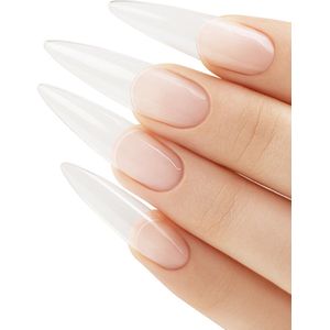 Victoria Vynn – Soft Gel Tips Long Stiletto Clear 500 stuks - hoge kwaliteit - plaknagels - press on nails - plak- nagel - nagels - manicure - nagelverzorging - nagelstyliste - nagelstylist - gel - acryl - uv / led - callance