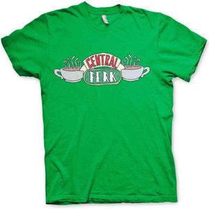 Friends Heren Tshirt -S- Central Perk Groen