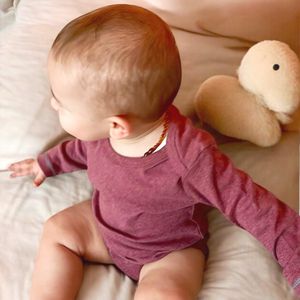 Babyrompertje met lange mouwen OrganicEra biologische baby rompertje met lange mouwen