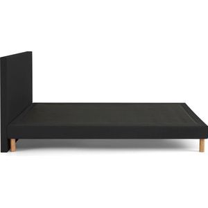 Beddenreus Basic Bed Ease met hoofdbord - 140 x 200 cm - zwart