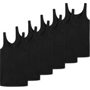 Schiesser Meisjes tops / onderhemden 6 pack Teens Girls 95/5 Organic Cotton