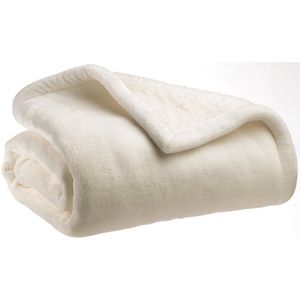 Vivaraise - Plaid Michka Wit 130 x 160