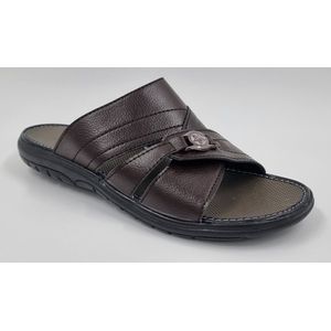 Walking - Slippers Heren - Licht Gewicht Heren Slippers - Slippers met een Zacht Voetbed - Bruin – Maat 39