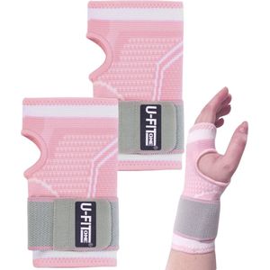 U Fit One - Polsbrace - Polsbandage - 1 Paar - Compressie Handschoen - Ondersteuning