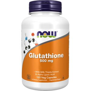 Now Foods - Glutathion - 500 mg - 120 Plantaardige Capsules