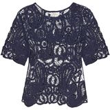 usha - Fashion Look Collection - Blouse - Ajourpatroon - Korte Mouwen