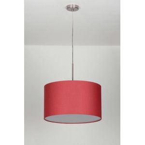 Lumidora Hanglamp 30378 - DONNA - E27 - Rood - Textiel - ⌀ 45 cm