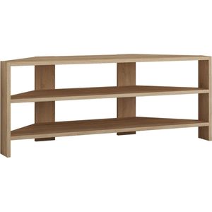 Hoek TV-meubel - Stijlvol Eiken Design - 114x45x36cm - Duurzaam Melamine