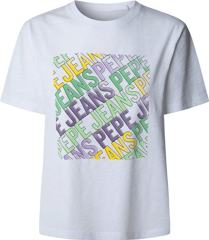 Pepe Jeans - T-shirt - Korte Mouwen - Ronde Hals - Zwart - 100% Katoen