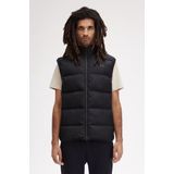 Fred Perry, Heren, Jassen, Zwart, Maat: S Leer,