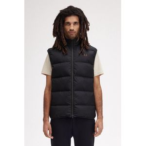 Fred Perry, Heren, Jassen, Zwart, Maat: S Leer,