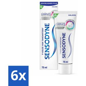 Sensodyne - Tandpasta - Complete Protection+ - Advanced Whitening - 75ml x 6
