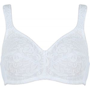 Naturana soft BH met kant zonder beugels maat 80B wit