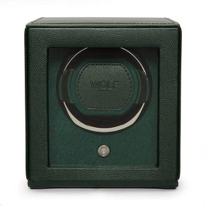 Wolf - Cub 461141 - Watch Winder - Hunter Green - Enkele Opwindmodule