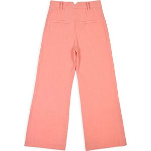 Linnen bandplooi pantalon peach | Ammehoela 110