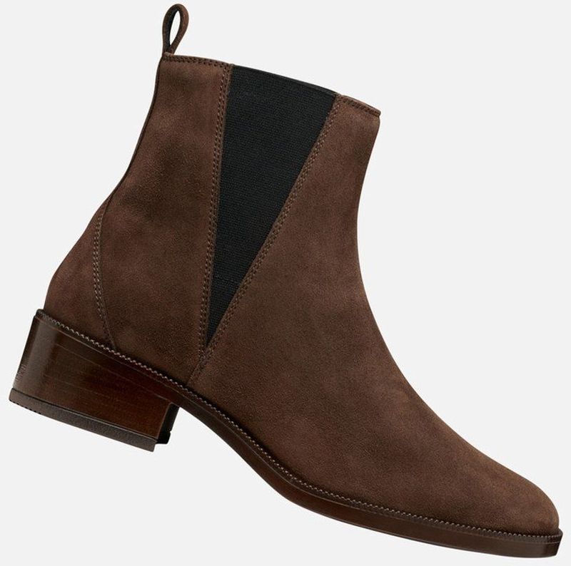 Geox - Camexia - Veterboots - Donkerbruin - Hielhoogte 4 cm