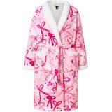 Ulla Popken Badjas lang  lichtroze