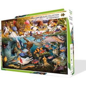 The Wildlife Collection – Nr. 7 Tropical Waters - puzzel 1000 stukjes - Treecer