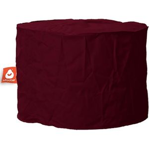 Whoober zitzak poef Rhodos outdoor bordeaux rood - Wasbaar - Voor binnen en buiten